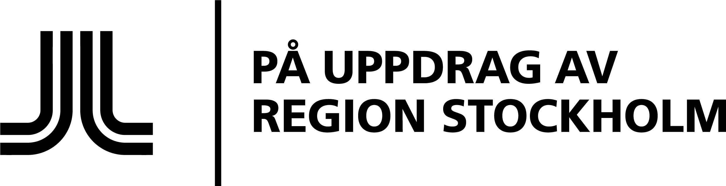 Logotype: På uppdrag av Region Stockholm